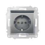 Ovivo Grano Kapaklı Topraklı Priz (Füme)