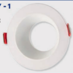 Lampist Yuvarlak Beyaz Çerçeve Beyaz Reflektör