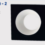 Lampist Kare Siyah Çerçeve Beyaz Reflektör