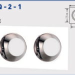 Lampist İkili Kare Beyaz Çerçeve Krom Reflektör