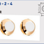 Lampist İkili Kare Beyaz Çerçeve S-Gold Reflektör