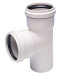 PVC-U Tek Çatal 87˚ 125 x 110mm