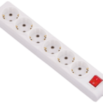 Orel 6'lı Anahtarlı Grup Priz Klemensli