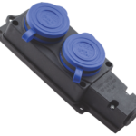 Orel 1x16 Monofaze Kauçuk 2'li Grup Priz