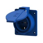 Nead 1x16 Kapaklı Makine Prizi (Mavi)