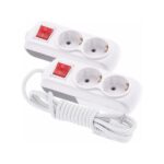 Far 2'li 5 Metre Grup Priz (Anahtarlı)