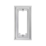 Audio Işıklı Sıva Üstü Panel Altlığı (Gümüş-Beyaz Işıklı)